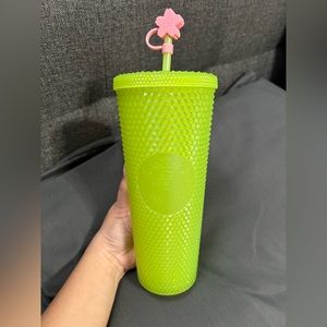 Starbucks Lemongrass Studded Glow in the Dark Tumbler